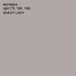 #AFA8A6 - Shady Lady Color Image